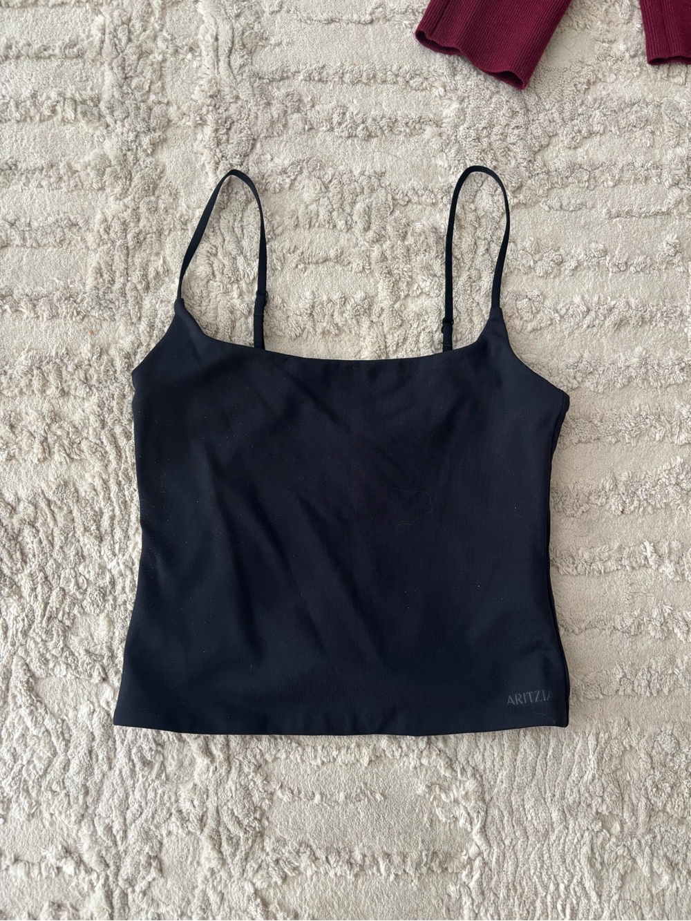 Aritzia Black Contour Presence Cami - Picture 3 of 5